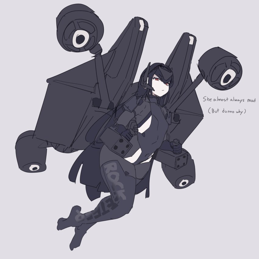 1girl, absurdres, arc_raiders, gya_rb, highres, humanization, robot