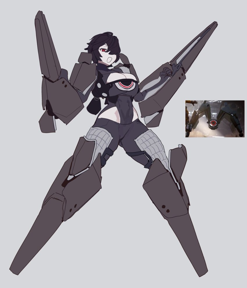 1girl, absurdres, arc_raiders, gya_rb, highres, humanization, robot