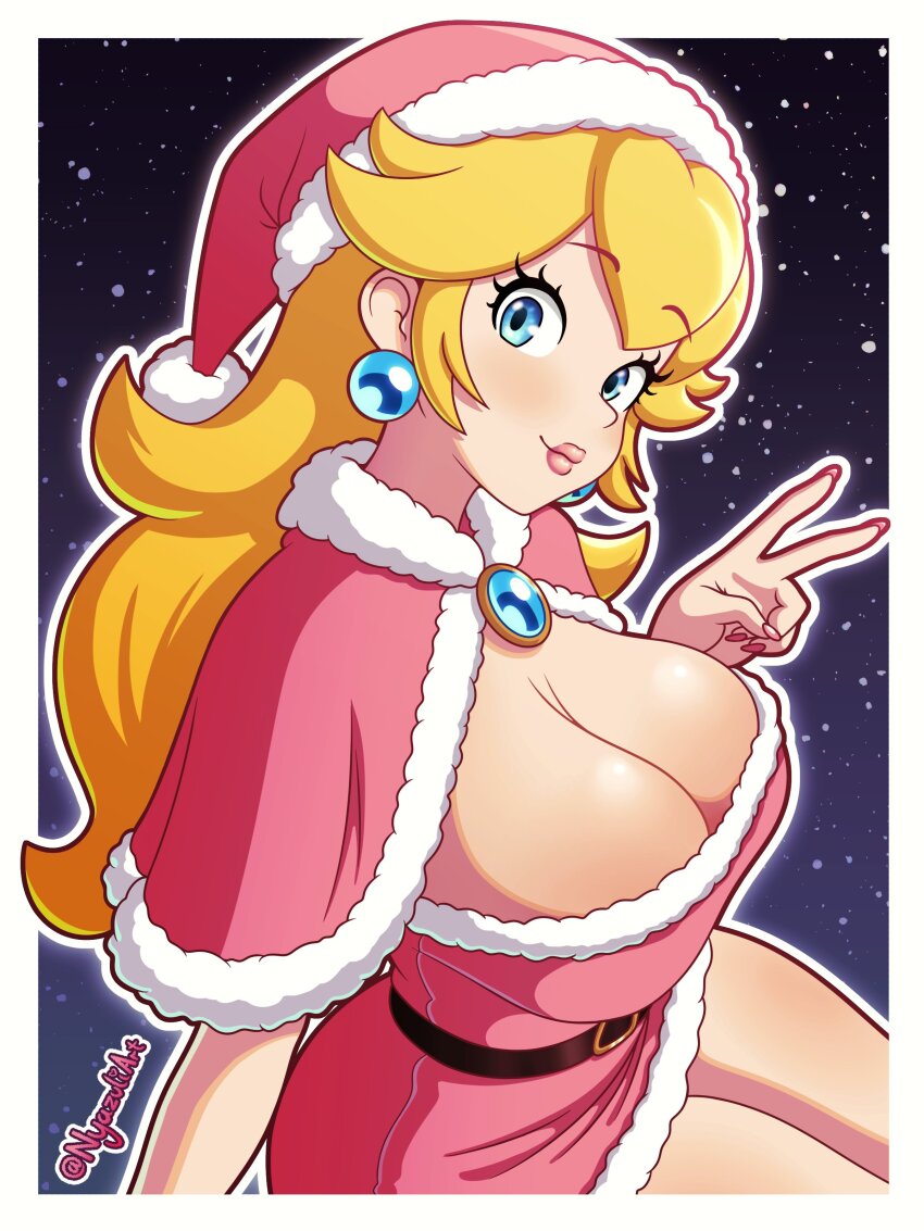 1girl, absurdres, belt, black_belt, blonde_hair, blue_eyes, blue_gem, blush