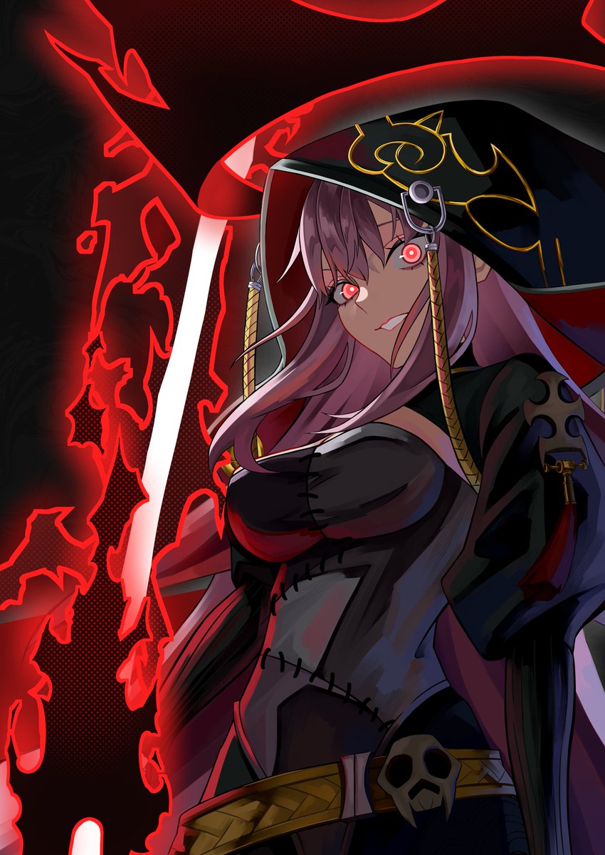 1girl, breasts, halme825, highres, hololive, hololive_english, long_hair, looking_at_viewer