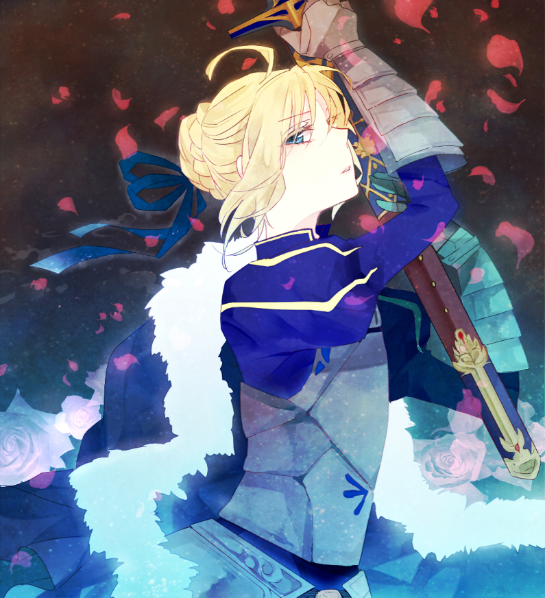 1girl, ahoge, armor, armored_dress, artoria_pendragon_(fate), bad_id, bad_pixiv_id, blonde_hair