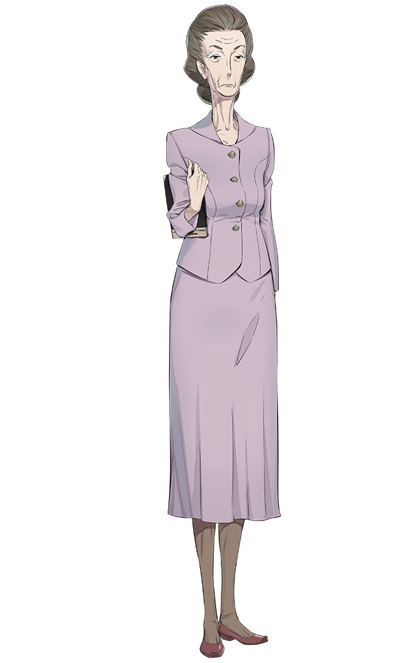 1girl, black_pantyhose, book, breasts, brown_hair, fukuda_tomonori, full_body, game_cg