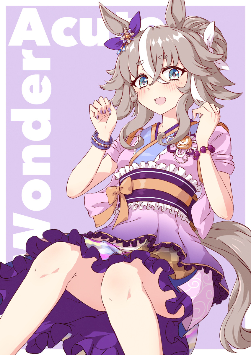 1girl, absurdres, alternate_costume, animal_ears, blue_eyes, blush, bow, breasts