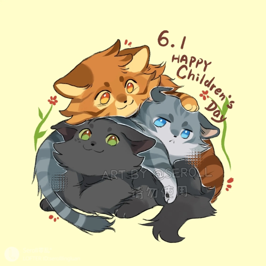 :3, animal, animal_focus, animification, baby_animal, black_cat, blue_eyes, brother_and_sister