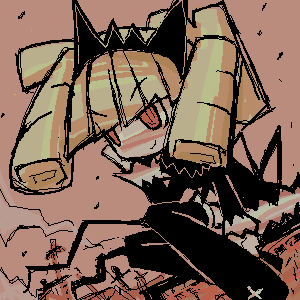 1girl, black_dress, black_thighhighs, blonde_hair, cross, curly_hair, dress, female_focus