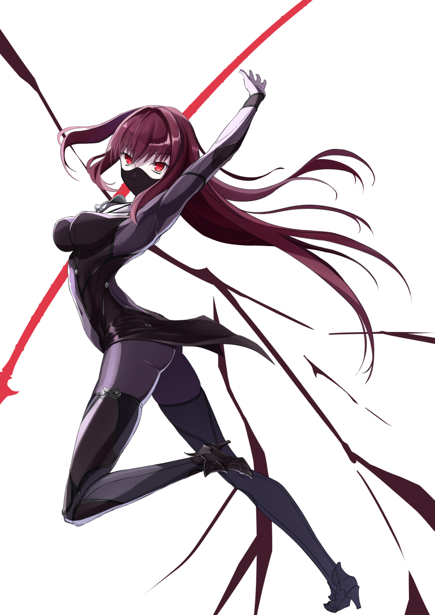 1girl, absurdres, armor, bodysuit, breasts, commentary_request, fate/grand_order, fate_(series)