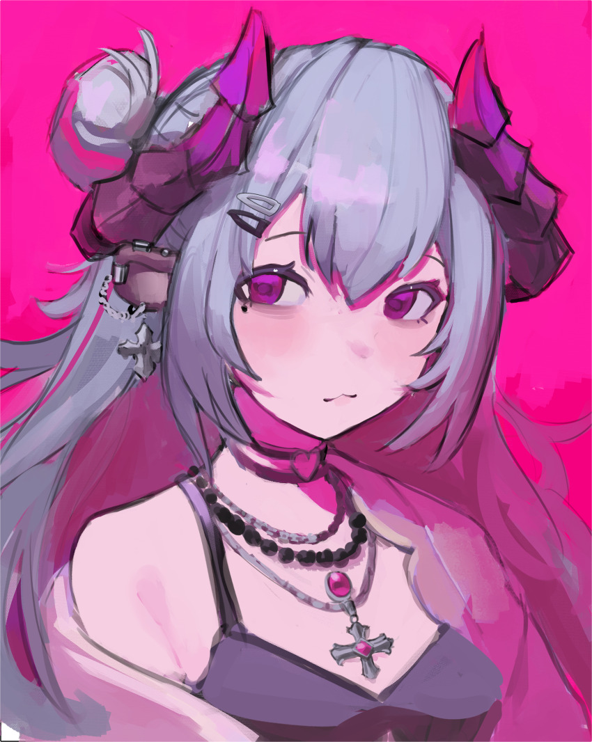 1girl, absurdres, animal_ears, breasts, chain, chain_earrings, chikafuji_lisa, chikafuji_lisa_(2nd_costume)