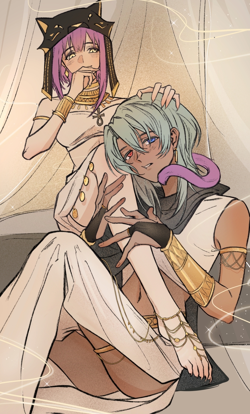 2girls, absurdres, aqua_hair, bang_dream!, bang_dream!_it's_mygo!!!!!, blue_eyes, blush, breasts