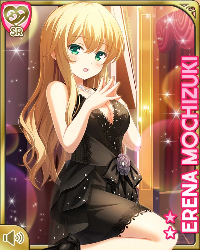 1girl, bare_arms, bare_legs, bare_shoulders, black_bow, black_dress, blonde_hair, blush