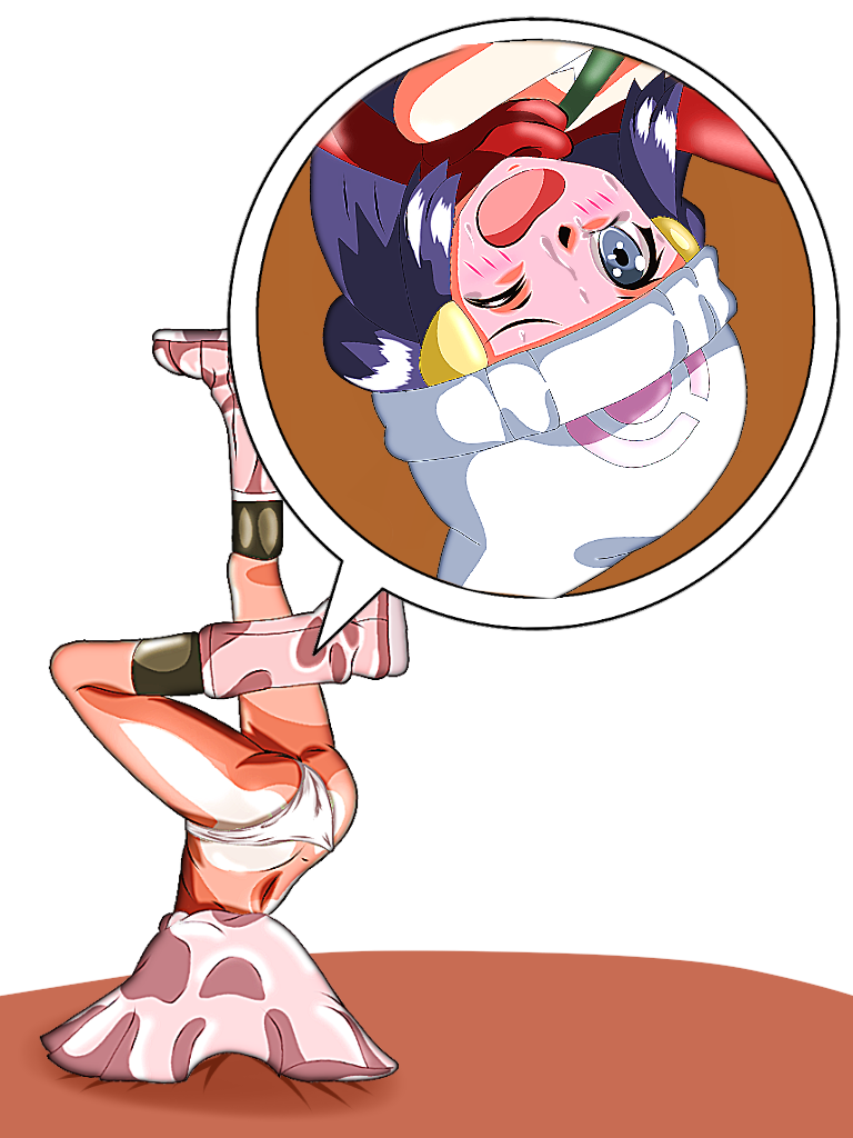 1girl, ass, commentary_request, dawn_(pokemon), inugami-ke_no_ichizoku_pose, legs, lower_body, masalu_kai