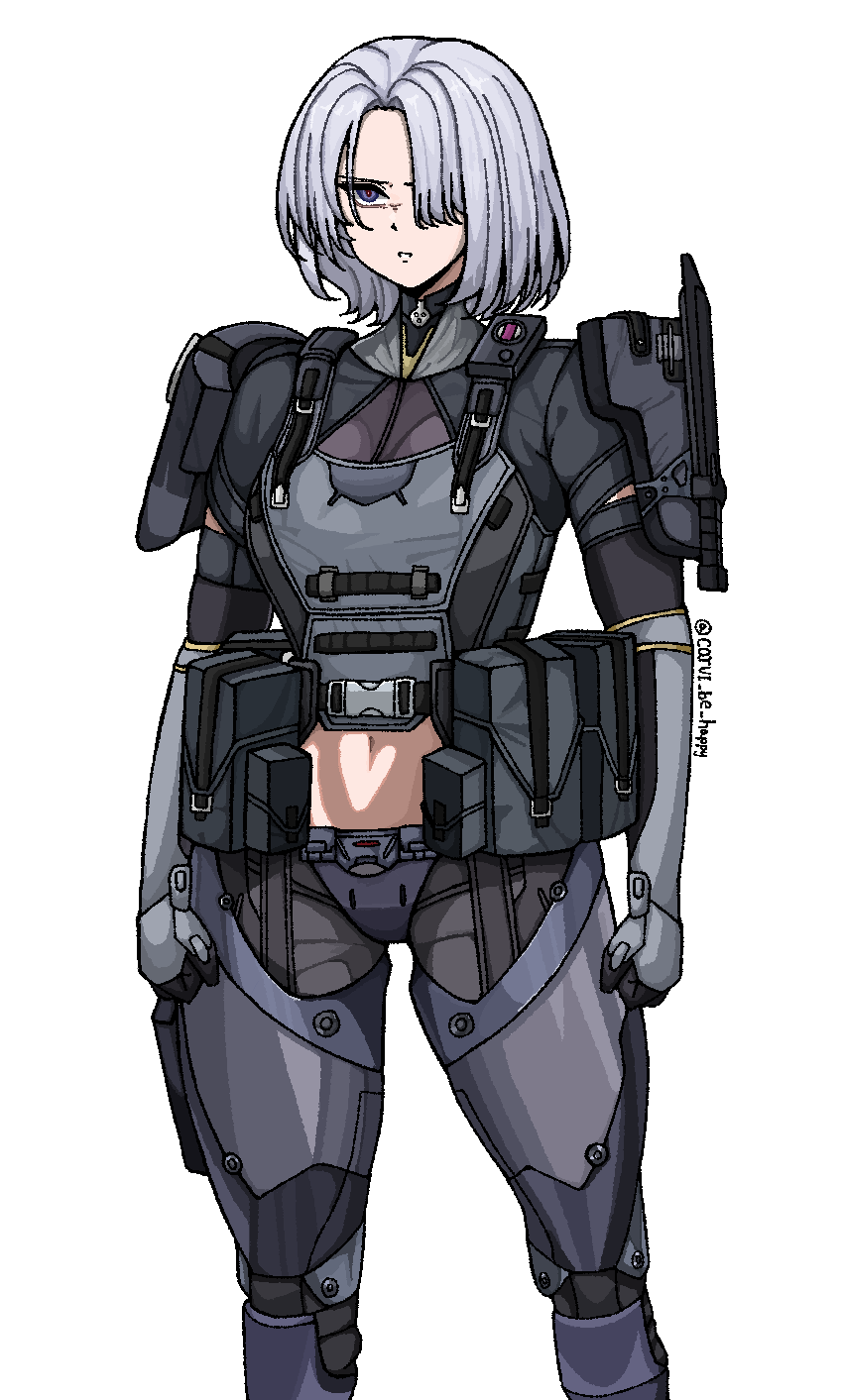 1girl, ak-15, ak-15_(erwin)_(girls'_frontline), ak-15_(girls'_frontline), assault_rifle, carvi_be_happy, girls'_frontline, girls'_frontline_2:_exilium