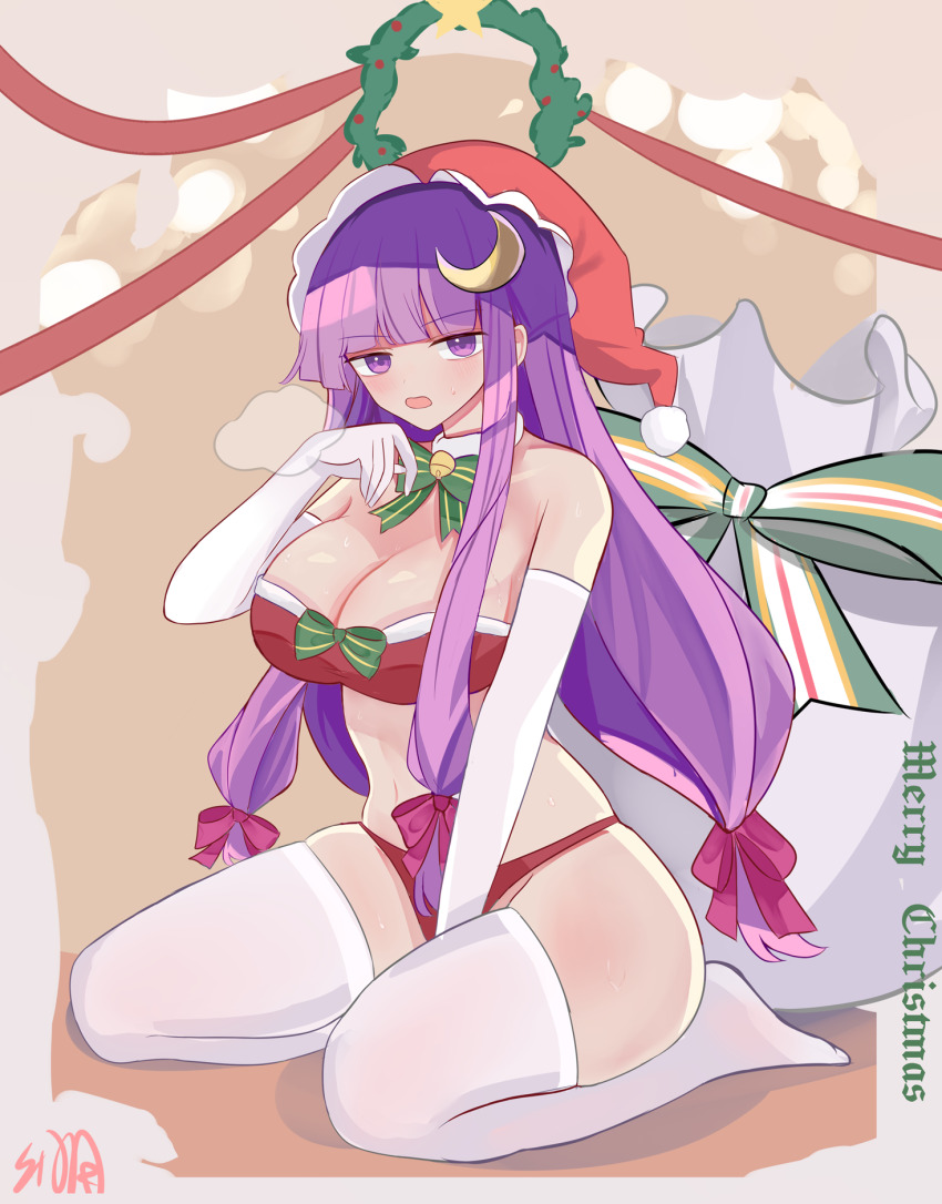 1girl, bikini, blunt_bangs, blush, bow, bowtie, bra, breasts