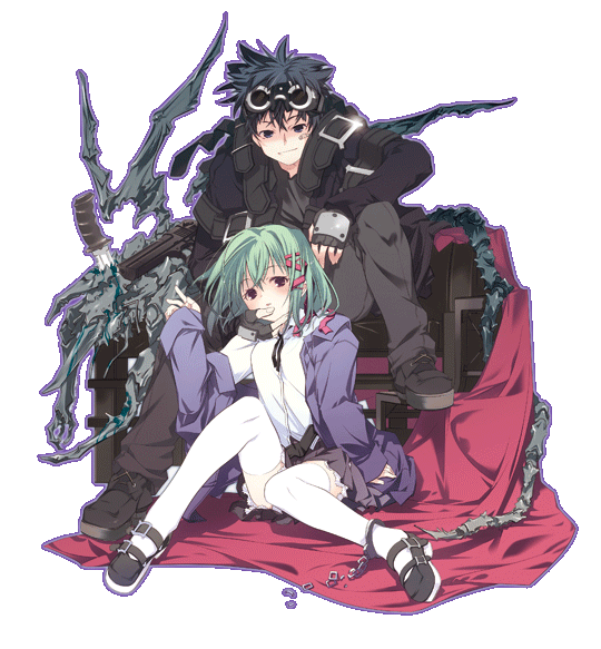 1boy, 1girl, anmoto_shiika, blush, couple, green_hair, hetero, kusuriya_daisuke