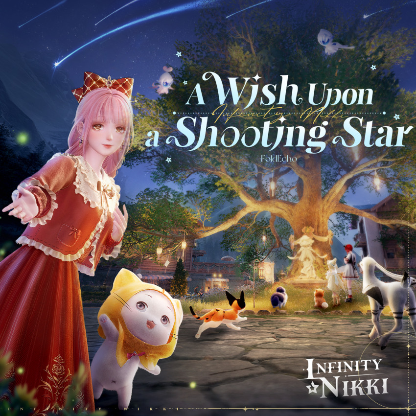 3d, 3girls, ahoge, album_cover, argyle_bow, artist_request, black_bow, black_bowtie