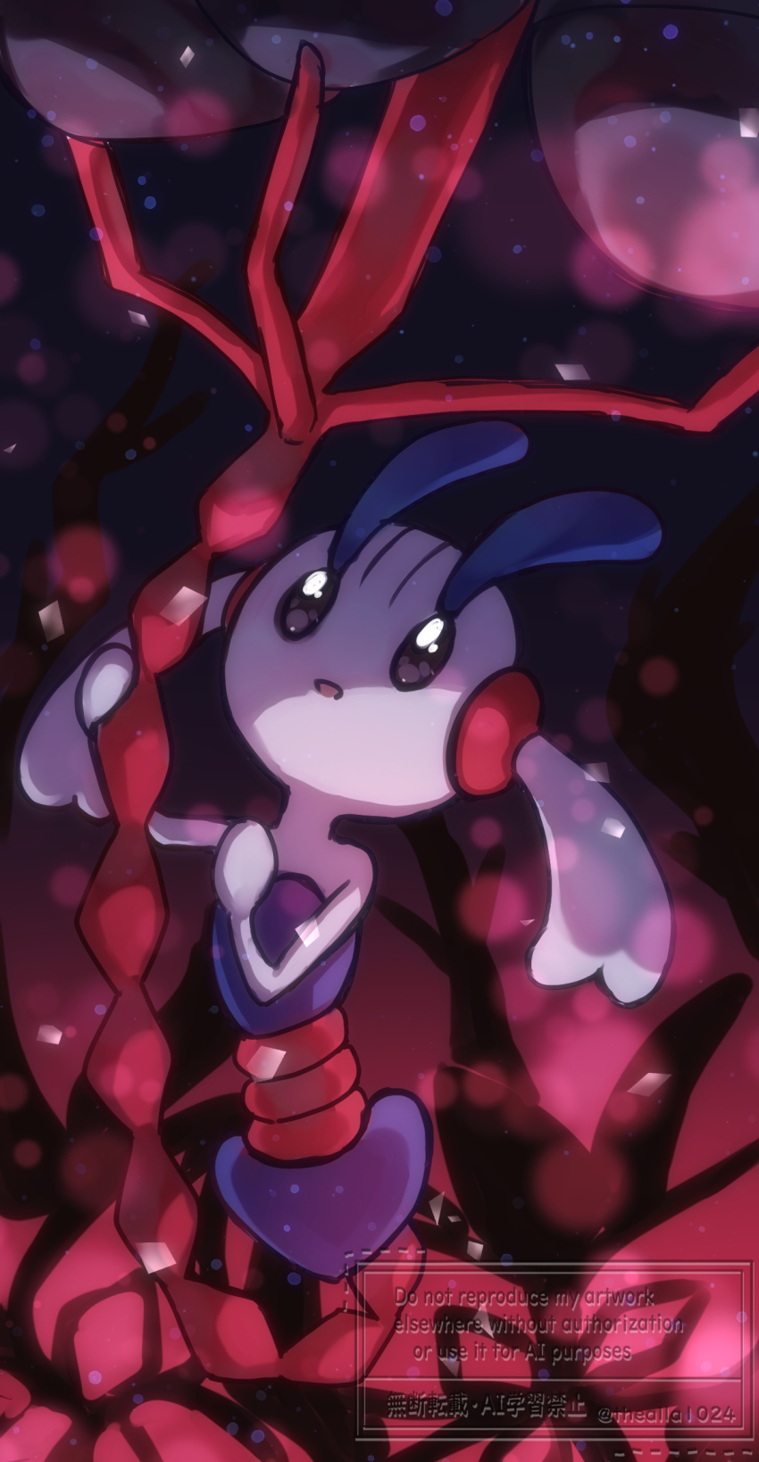 commentary_request, floette, floette_(eternal), full_body, gen_6_pokemon, highres, holding, mega_floette