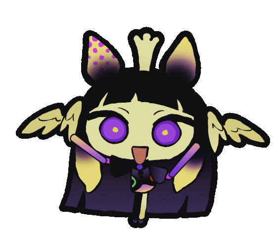 1girl, animated, animated_gif, black_dress, black_eyes, black_hair, bouncing, chibi