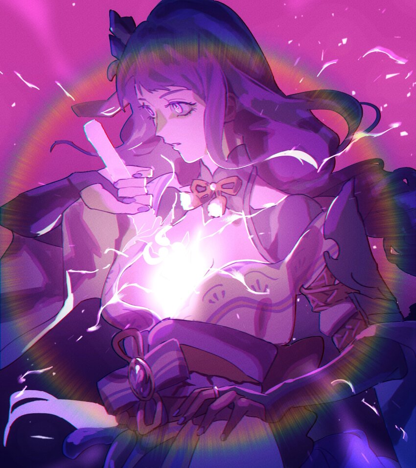 1girl, absurdres, akiraka_(n_l_m_g), arm_up, armor, blunt_bangs, braid, breasts