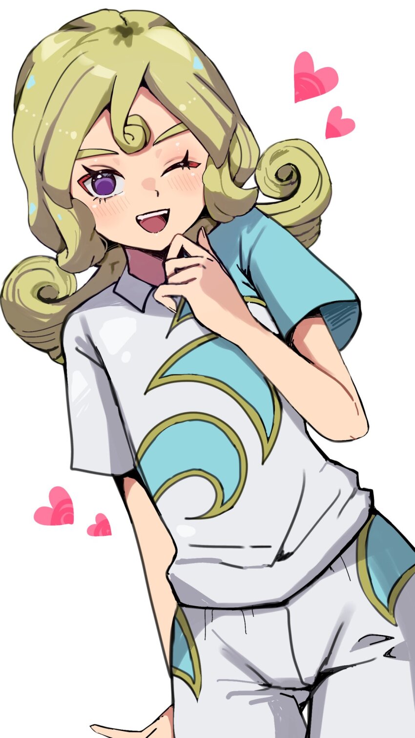 1boy, blonde_hair, heart, inazuma_eleven_(series), looking_at_viewer, mirina1219, purple_eyes, rashou_nozomu