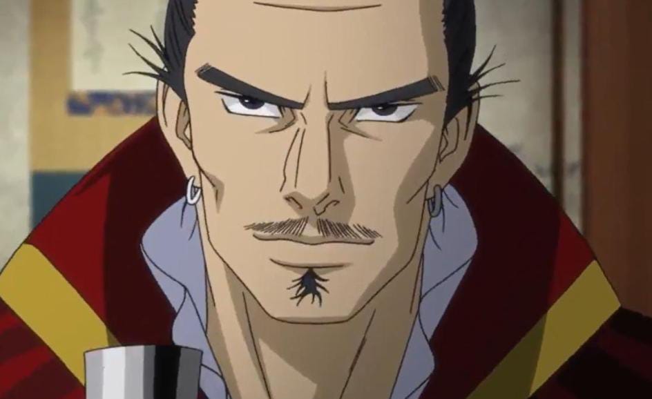 earrings, eyebrows, frown_lines, hyouge_mono, jewelry, long_nose, oda_nabunaga