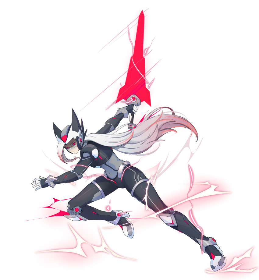 1girl, absurdres, adapted_costume, alternate_costume, armor, armored_boots, body_armor, bodystocking