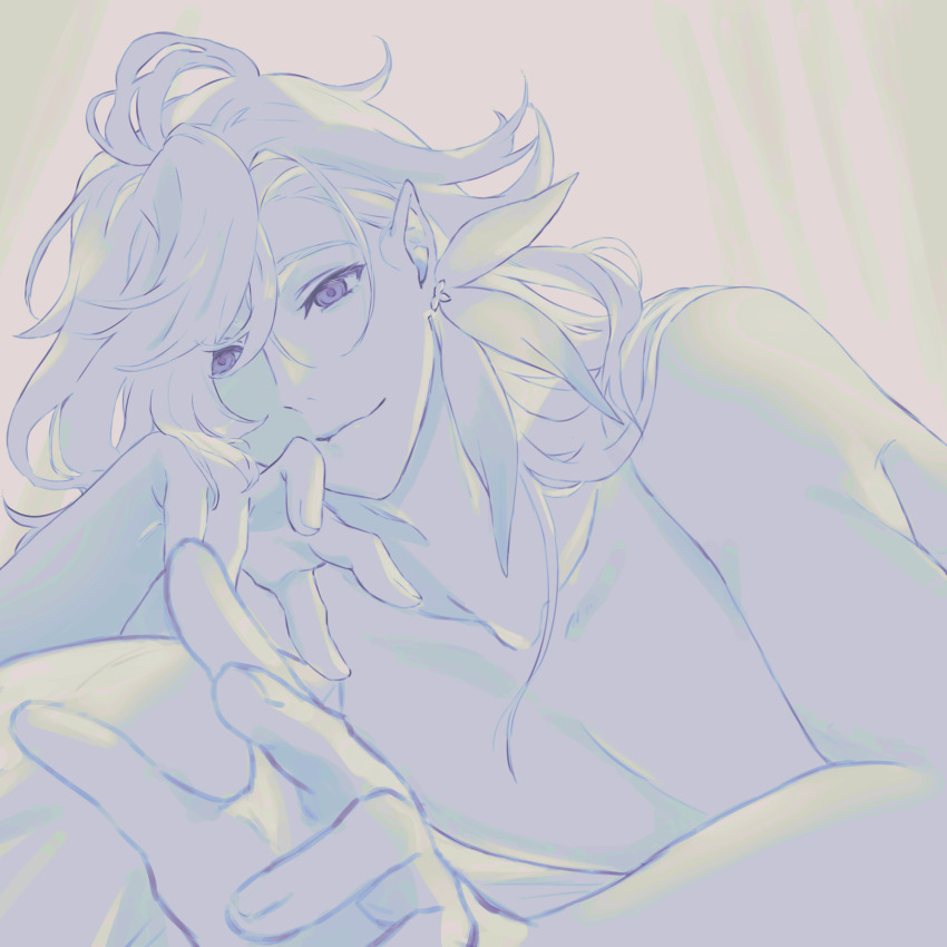 1boy, commentary_request, fate/grand_order, fate_(series), hair_between_eyes, highres, long_hair, looking_at_viewer