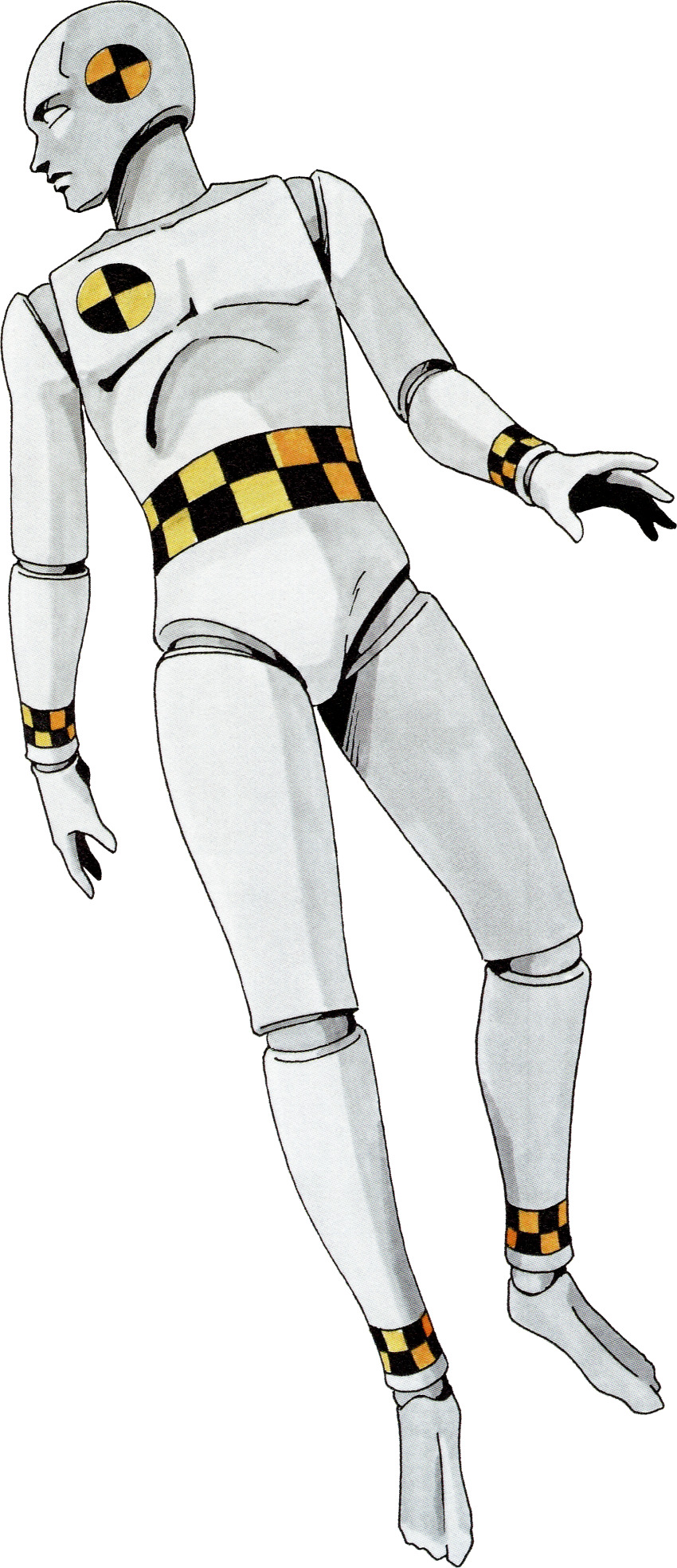 absurdres, crash_test_dummy, crazy_dummy_(megami_tensei), demon_(megami_tensei), dummy, full_body, highres, kazuma_kaneko