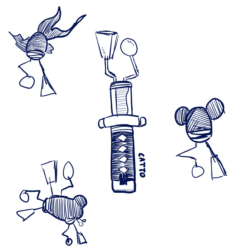 artist_name, broken, broken_sword, broken_weapon, catto, commentary, english_commentary, enten_(sword)