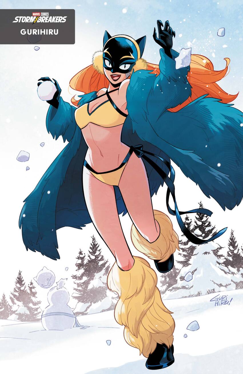 1girl, :d, absurdres, animal_ears, artist_name, bikini, black_eyes, black_gloves