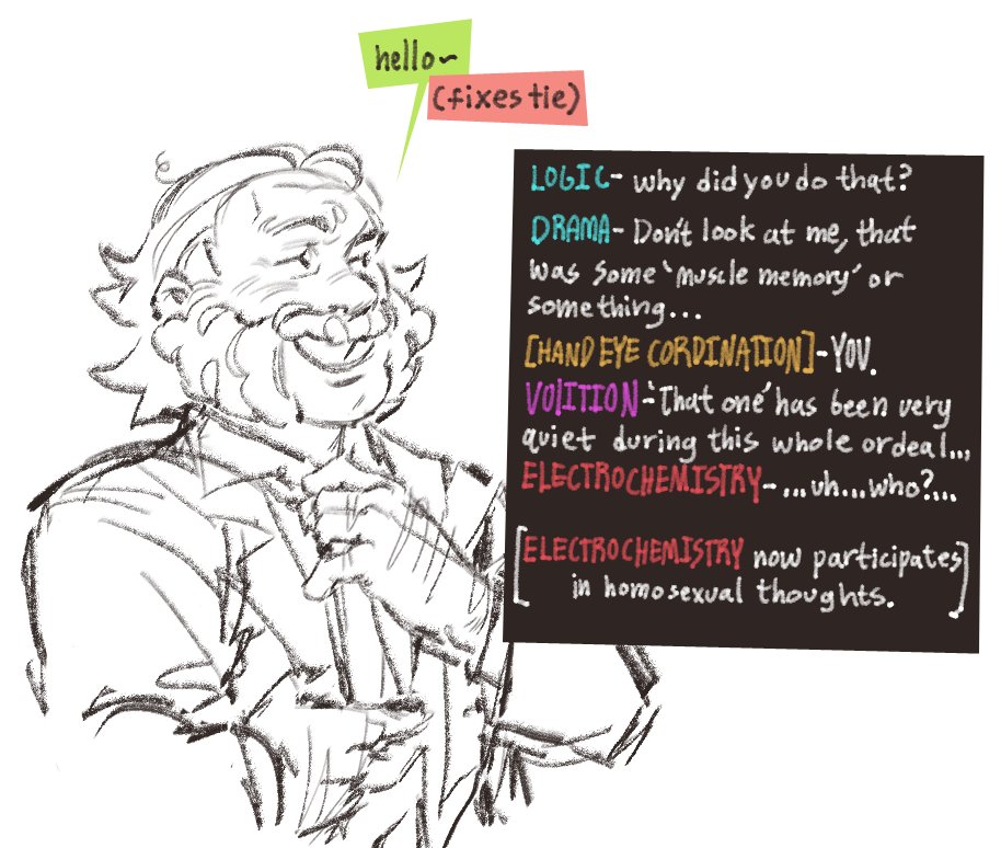 1boy, adjusting_clothes, adjusting_necktie, arm_hair, blazer, collared_shirt, commentary, disco_elysium