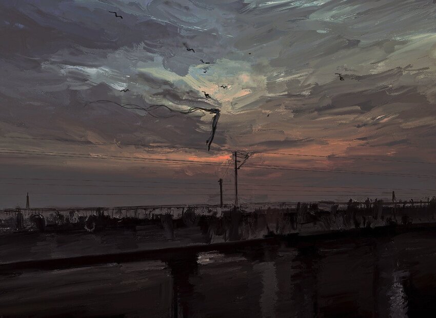 1other, bridge, cloud, cloudy_sky, commentary, floating, original, other_focus