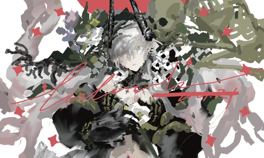 1girl, breasts, commentary, demon_girl, demon_horns, demon_wings, english_commentary, fate/grand_order