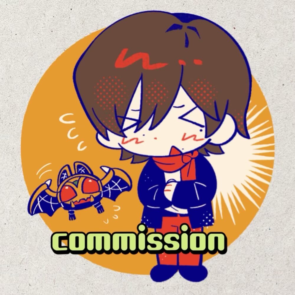 1boy, 2786867956wuyu, animification, bat_(animal), brown_hair, character_request, closed_eyes, commentary