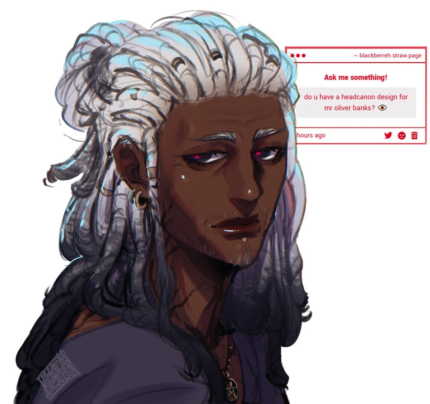 1boy, bags_under_eyes, beard, blackberreh-art, commentary, crow's_feet, dark-skinned_male, dark_skin