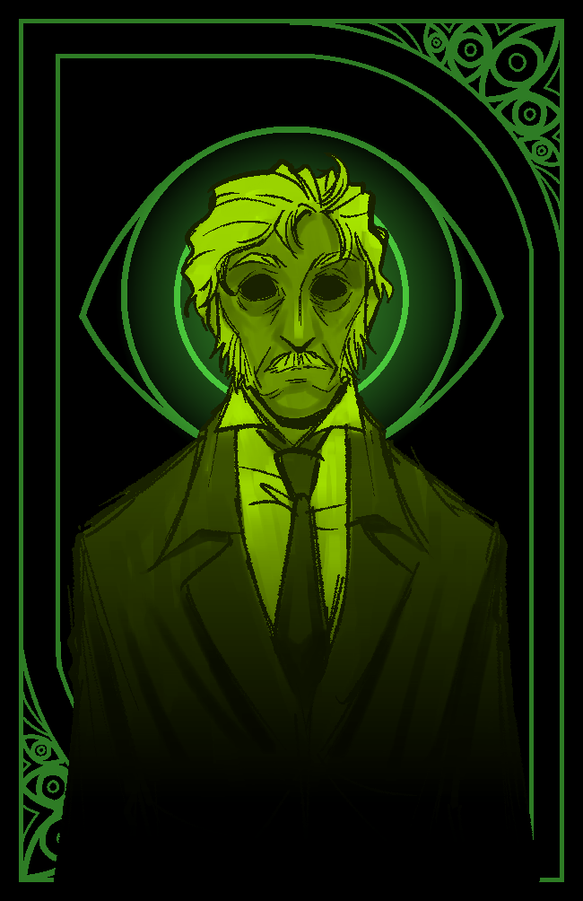 1boy, capesch-arts, corpse, design_speculation, facial_hair, formal_clothes, hollow_eyes, jonah_magnus, jowls, male_focus, mustache, mutton_chops, necktie, old, old_man, shirt, short_hair, solo, spoilers, suit, the_magnus_archives