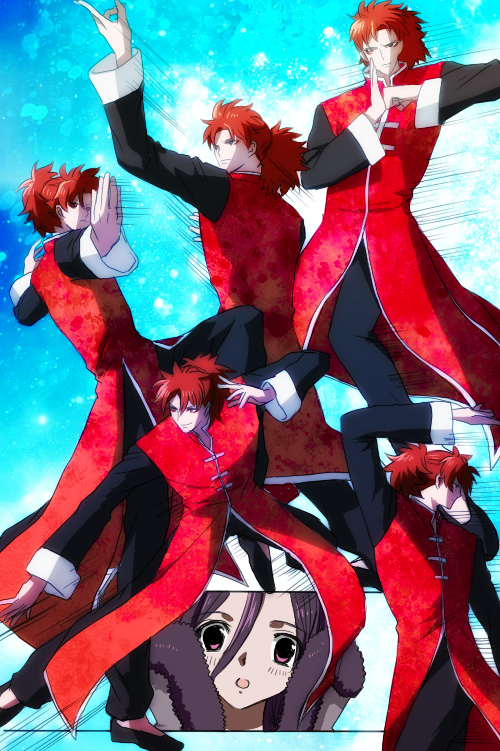 10s, 2boys, bad_id, bad_pixiv_id, black_hair, chinese_clothes, coat, fate/extra