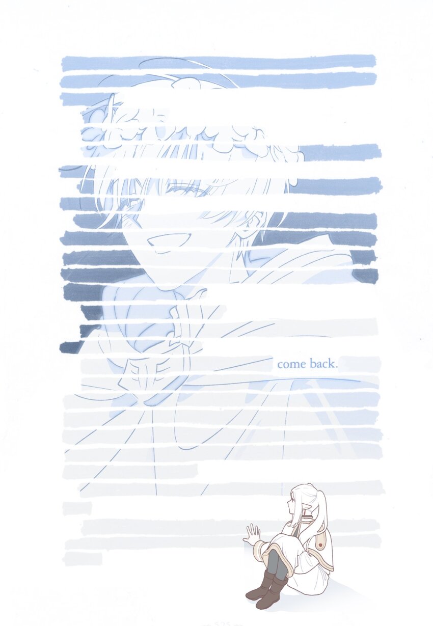 1girl, :d, black_pantyhose, blackout_poetry, boots, brown_boots, capelet, cloak