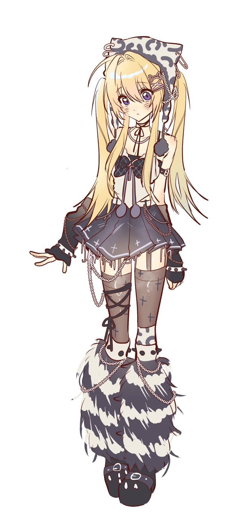 1girl, absurdres, alion_9715, alternate_costume, alternate_hairstyle, arm_belt, black_shoes, black_skirt