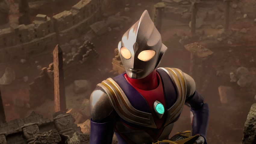 1boy, aircraft, airplane, alien, armor, breastplate, color_timer, colored_skin