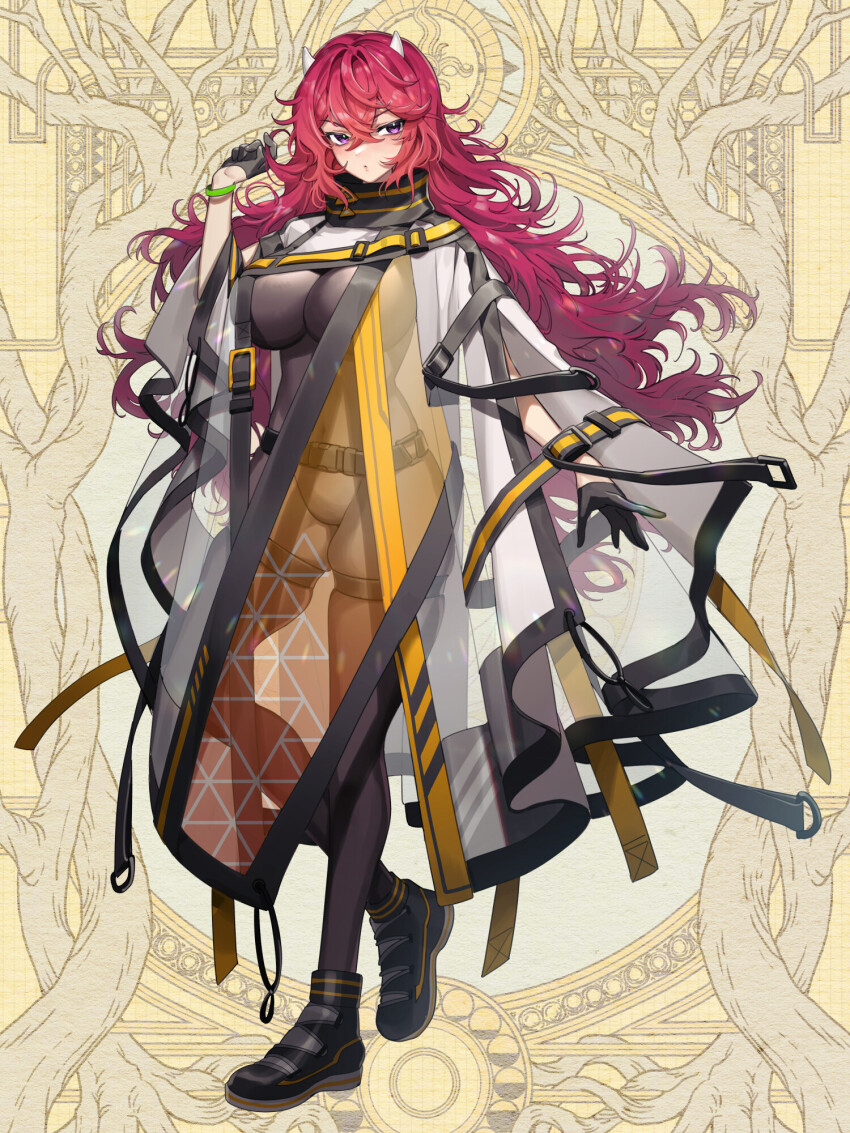 1girl, black_bodysuit, black_gloves, black_shoes, blush, bodysuit, bracelet, breasts