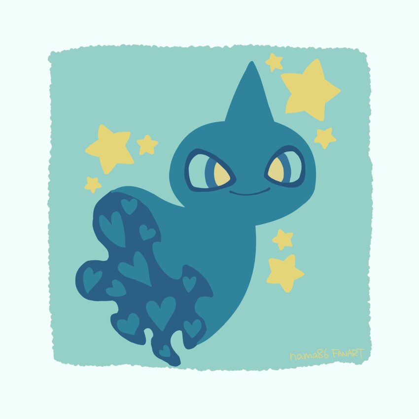 absurdres, blue_sclera, closed_mouth, colored_sclera, floating, gen_3_pokemon, ghost, green_background