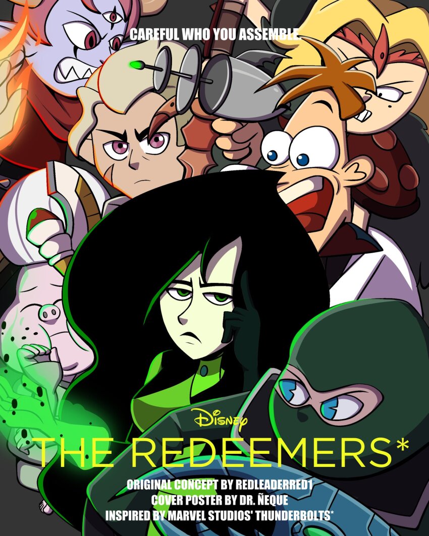 american_dragon_jake_long, amphibia, black_hair, blonde_hair, commentary, disney, dr._neque, english_commentary