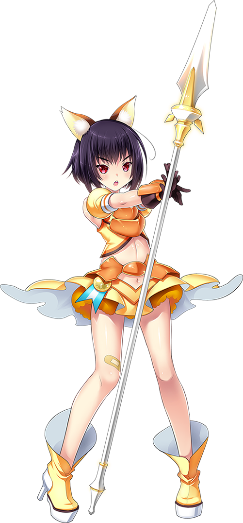 1girl, animal_ears, armpits, artist_request, bad_source, bandaged_leg, bandages, breasts