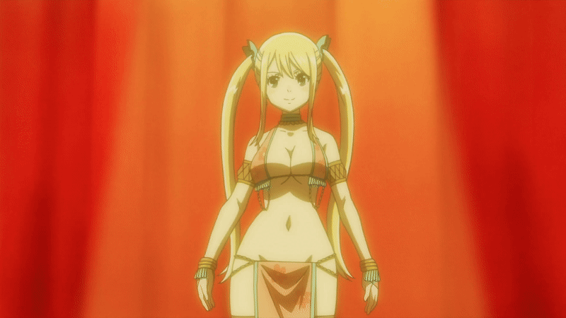 1girl, 6+boys, alternate_costume, alternate_hairstyle, animated, animated_gif, anime_screenshot, anklet, armlet, armpits, ass, back, backboob, barefoot, belly_dancer, belly_dancer_outfit, blonde_hair, bouncing_breasts, bra, bracelet, breasts, butt_crack, closed_eyes, curvy, dancer, dancing, earrings, fairy_tail, fairy_tail:_dragon_cry, feet, floral_print, harem_outfit, hip_shake, huge_ass, jewelry, large_breasts, leg_up, loincloth, long_hair, long_twintails, looking_at_viewer, looking_up, lots_of_jewelry, lucy_heartfilia, lucy_heartfilia_(bar_altair_dancer)_(fairy_tail), multiple_boys, navel, necklace, official_alternate_costume, official_alternate_hairstyle, print_bra, sidelocks, smile, thick_thighs, thighlet, thighs, twintails, underwear, wide_hips