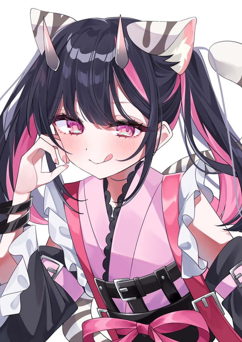 1boy, :q, animal_ear_fluff, animal_ears, black_hair, blunt_bangs, bracelet, cho_kaguya-hime!