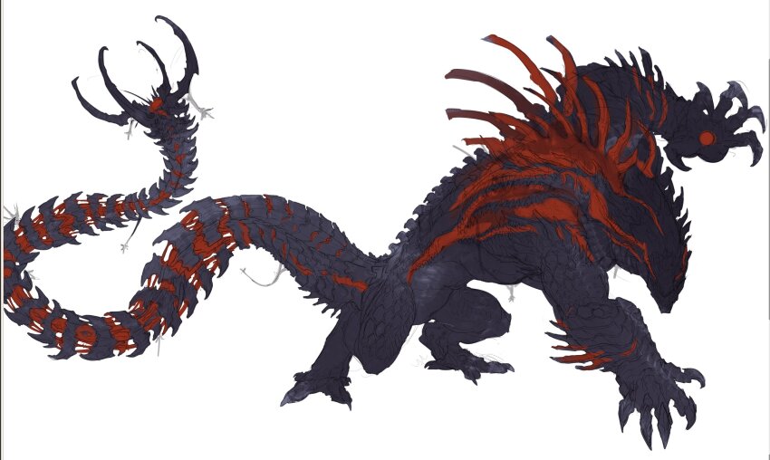 claws, full_body, highres, monster, monster_focus, original, prehensile_tail, ridiy_vortep