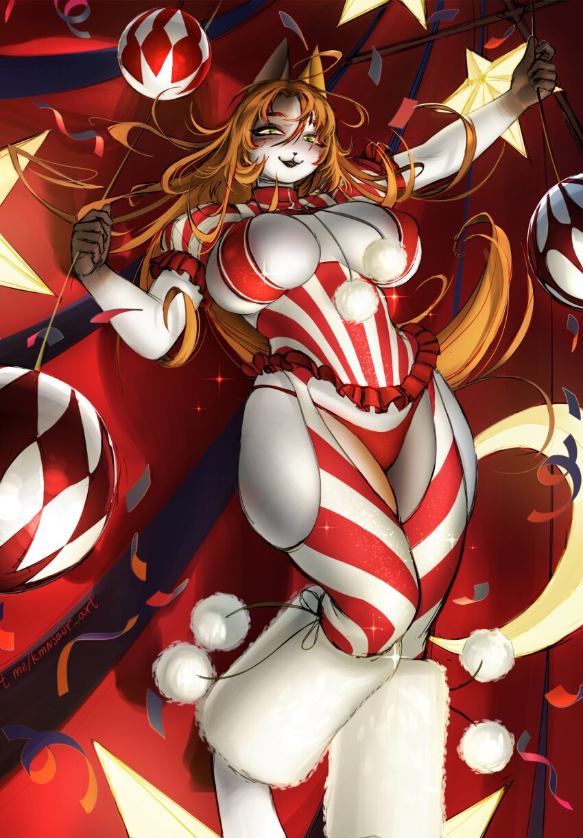 1girl, animal_ears, asya_(kmnsaur), balloon, blush, breasts, breasts_apart, cat_ears