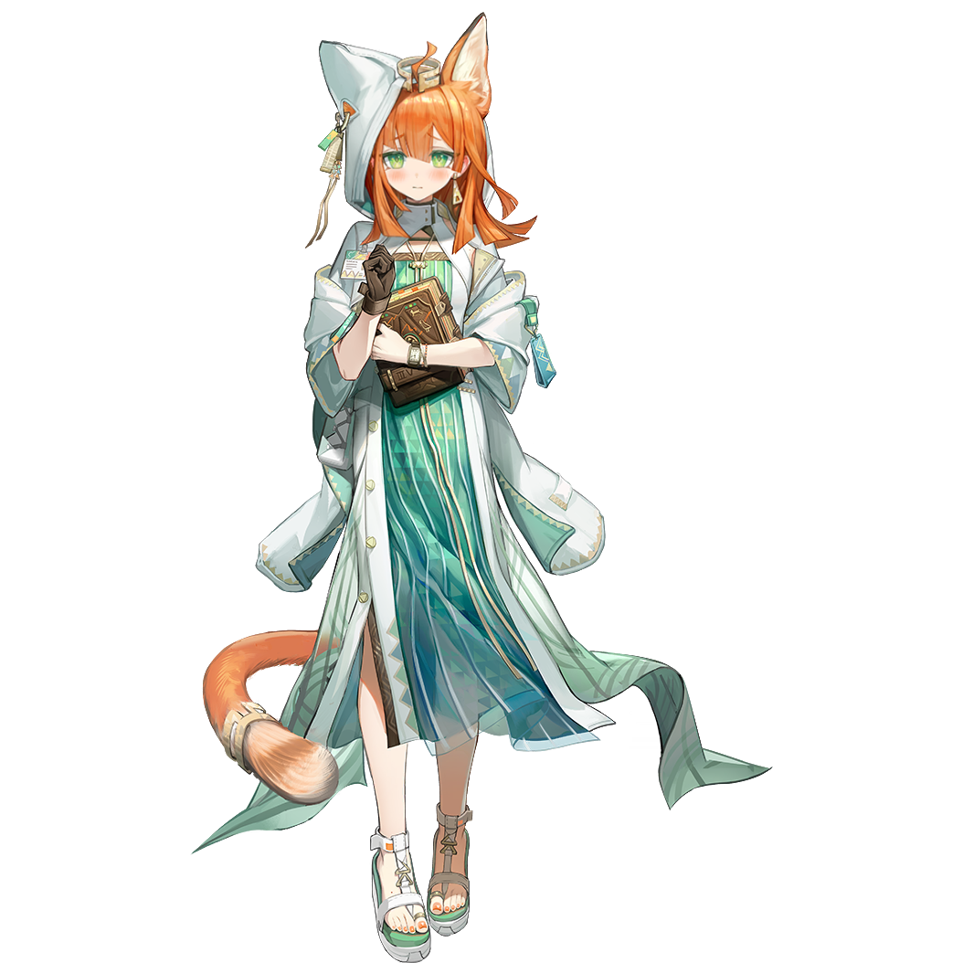 1girl, ahoge, animal_ears, arknights, blunt_bangs, blunt_ends, blush, book