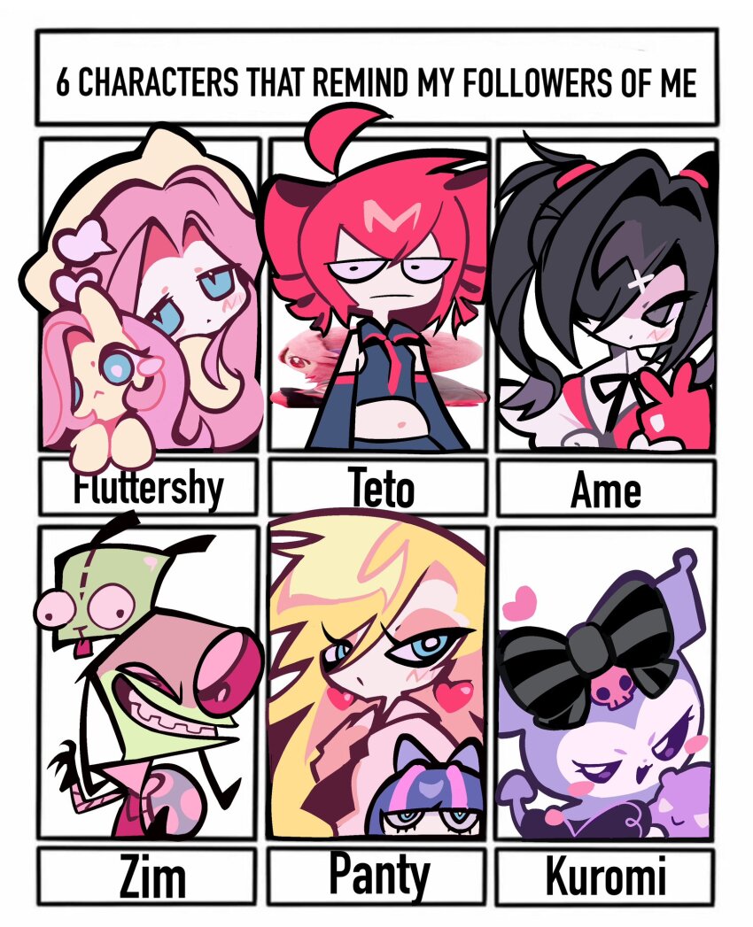 1boy, 5girls, ahoge, alien, ame-chan_(needy_girl_overdose), animal, animal_ears, animal_hat