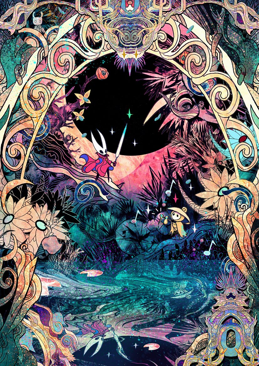 1boy, 1girl, 1other, arthropod_girl, black_eyes, black_skin, cape, cloak