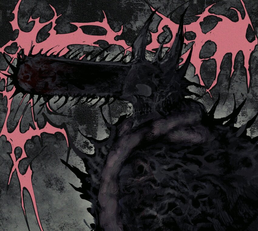 1boy, armor, chainsaw_devil, chainsaw_man, commentary_request, demon_horns, highres, horns